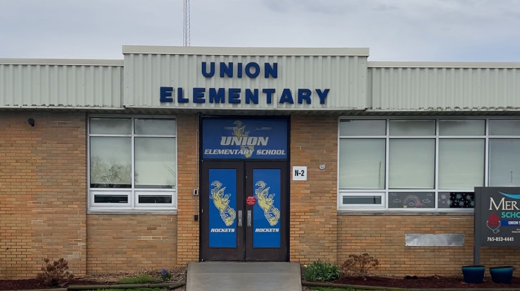Union School Corporation, a one-building rural district in the tiny town of Modoc, educates more than 290 students in person and about 7,500 through virtual programs. - Eric Weddle / WFYI