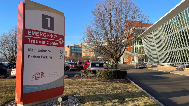 Indiana regulators are weighing whether to OK a hospital merger in Terre Haute. A 2021 state law would exempt this deal from federal monopoly laws and allow rivals Union Hospital and Terre Haute Regional Hospital to merge into one system. (SAMANTHA LISS/KFF HEALTH NEWS)