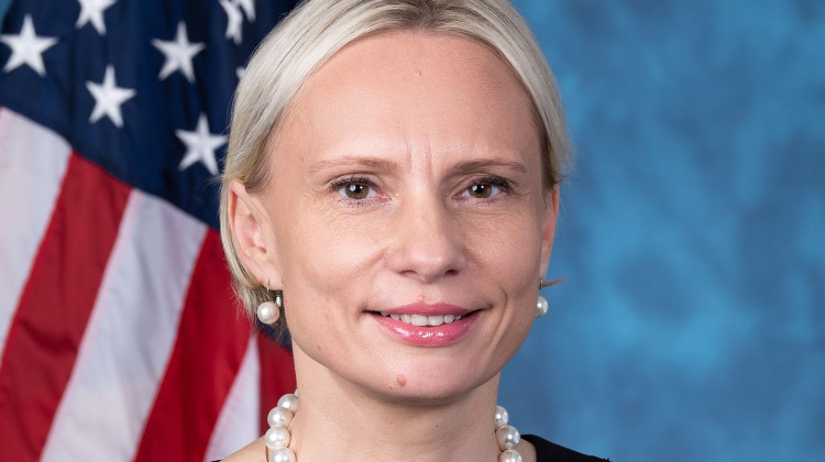 Victoria Spartz was born in Ukraine. She has a background as a CPA and small business owner. She served as an Indiana State Senator and was first elected to represent Indiana’s District 5 in 2020.  - Photo from IN.gov