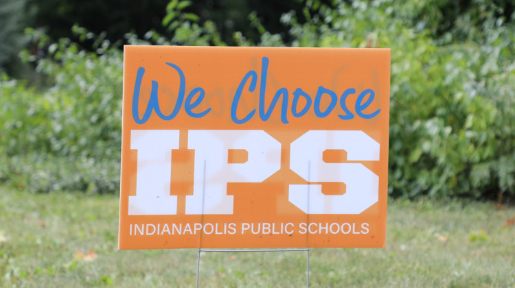 There are seven total elected members of the Board of School Commissioners of the City of Indianapolis. - Eric Weddle / WFYI
