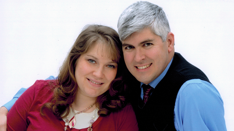 This undated photo provided by Don Williams shows Charles Wesco and his wife Stephanie. Charles Wesco, an American missionary, died Tuesday, Oct. 30, 2018, after being shot in the head amid fighting between armed separatists and soldiers in northwestern Cameroon, the director of the regional hospital said.  - Don Williams via AP