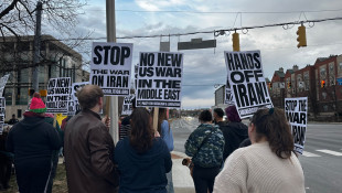 Indianapolis group protests military campaign in Iran