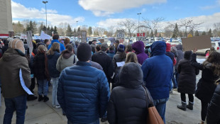 Mennonite congregations protest at Target, call for ICE defunding