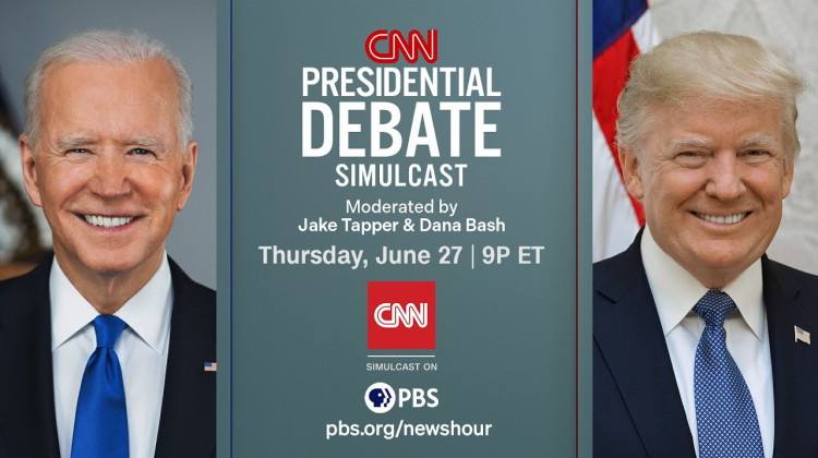 Biden and Trump debate — PBS News simulcast of CNN’s 2024 Presidential Debate