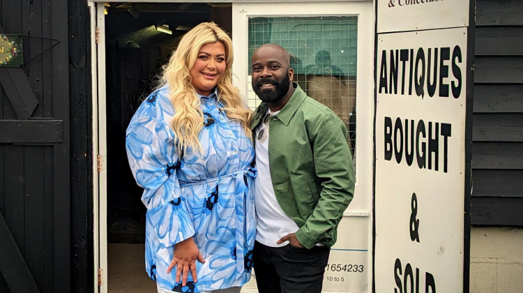 Gemma Collins and Melvin Odoom